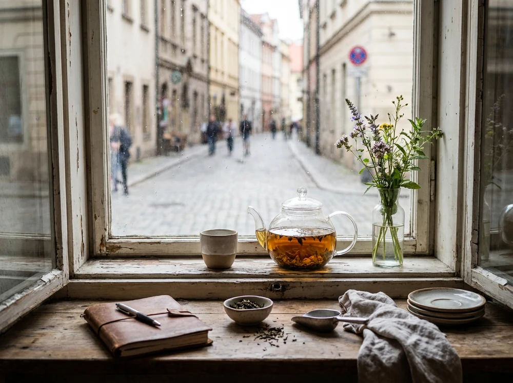 Stůl u okna (ilustrační foto)